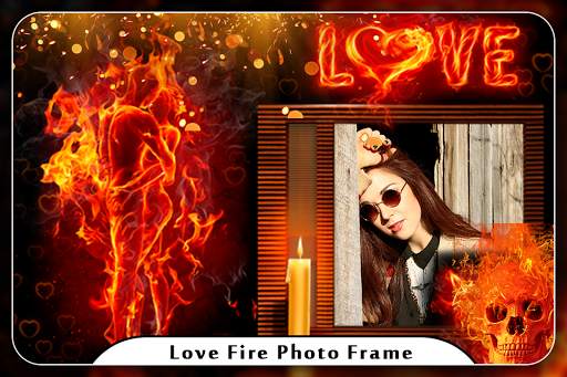 Fire Photo Frame скриншот 3