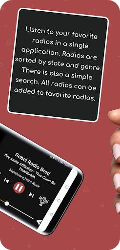SHOUTcast Internet Radio Player & FM online 5 تصوير الشاشة