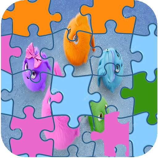 Sunny bunnies jigsaw puzzle icon