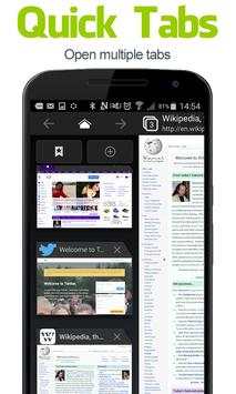 Fast Browser Android Tablet скриншот 3