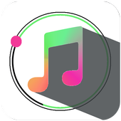 music player with equalizer icon