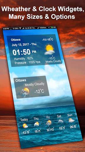 Live Rain wheather:Wheather Forecast Report Widget screenshot 1