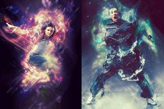 Photo Shattering  Effect Lab Magic - Photoshope screenshot 1