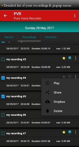 Pure Voice Recorder Light скриншот 4
