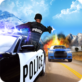 Police Car Uphill Climb Chase icon
