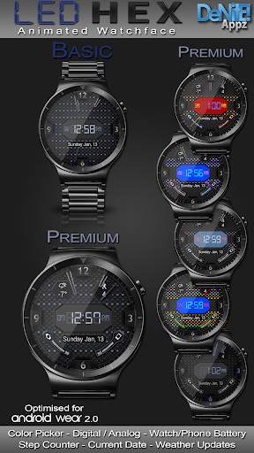 LED Hex HD Watch Face screenshot 1
