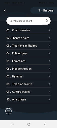 CANTO mon carnet de chants screenshot 2