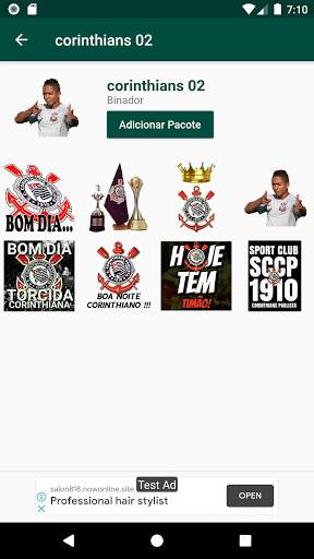 Figurinhas Corinthians para Whatsapp screenshot 1