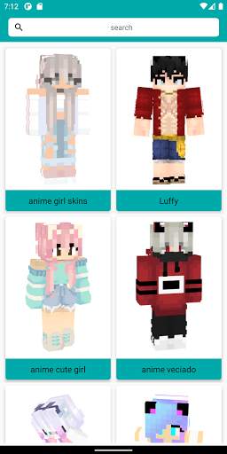 Anime Skins for Minecraft screenshot 1