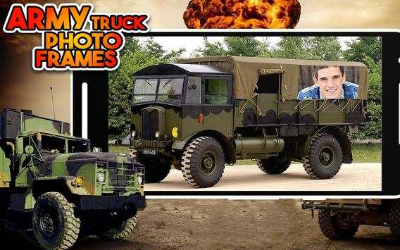 Army Truck Photo Frame - Army Vehicle Photo Frame screenshot 2