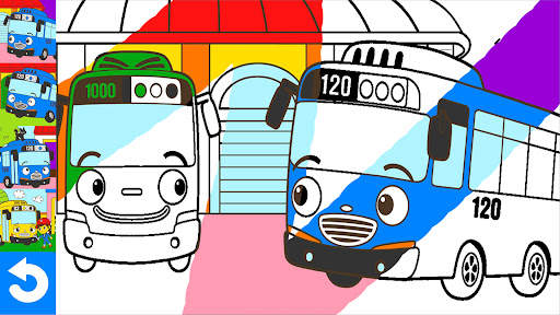 Little Bus Coloring Magic Touch screenshot 1