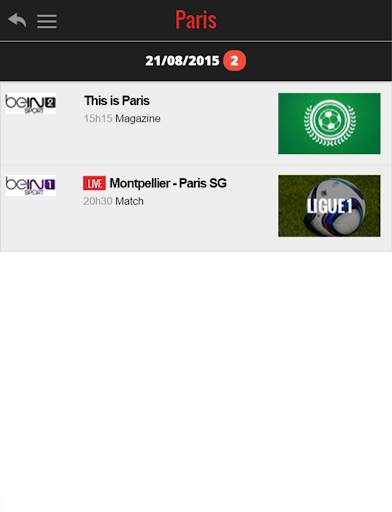 Programme TV Foot 14 تصوير الشاشة
