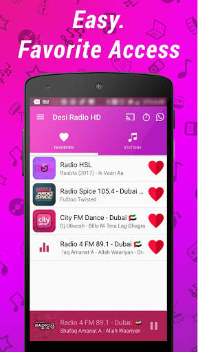Desi Radio HD - Hindi Music & News Stations screenshot 3
