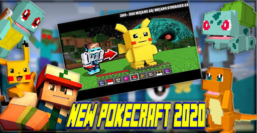 New Pokecraft Mod For MCPE 2020 - Pixelmon Craft screenshot 1