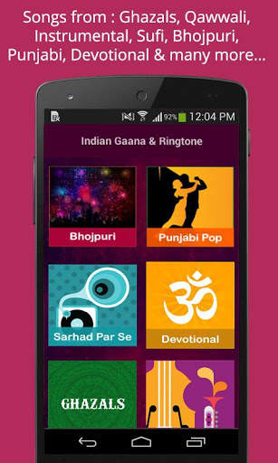 Indian Gaana & Ringtone screenshot 2