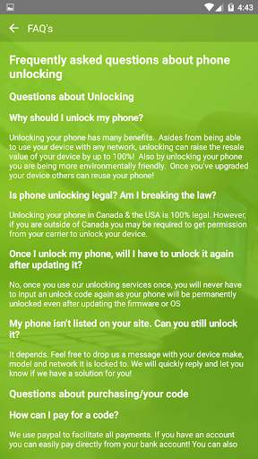 Factory IMEI Unlock Phone UK 3 Hutchison Network screenshot 2