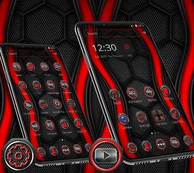 Red and Black Launcher Theme screenshot 2
