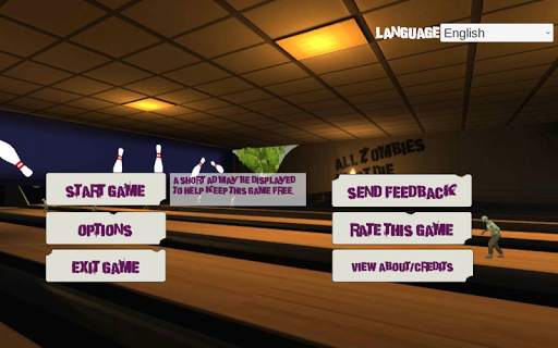 10 Zombie Bowling screenshot 2