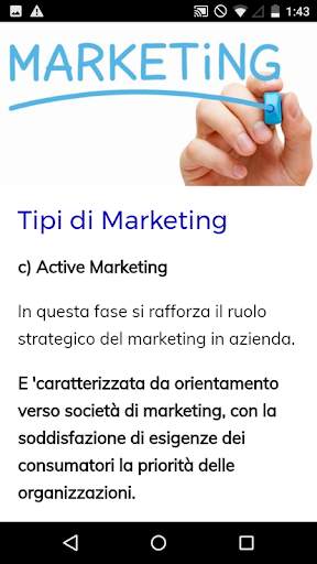 Corso di Marketing screenshot 4