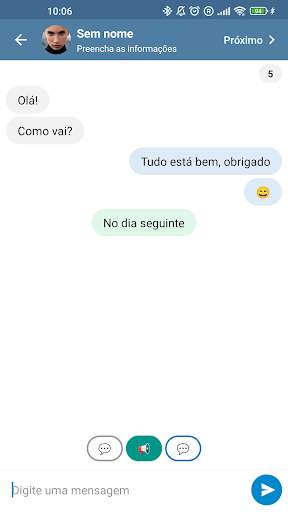 Correspondência falsa de chat screenshot 4