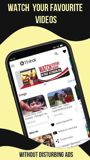 Thirai App - Tube, Gallery Videos in Floating App screenshot 7