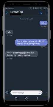 Dark Pie Theme for Huawei/Honor 4 تصوير الشاشة