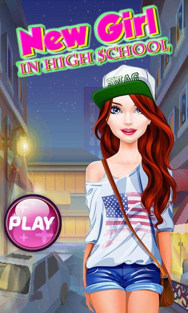 New Girl in-High School Game 1 تصوير الشاشة