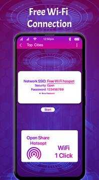 Free WIFI Connection Anywhere Network Map Connect screenshot 3