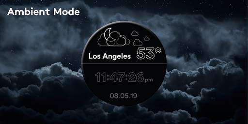 Weather Light Watch Face 4 تصوير الشاشة