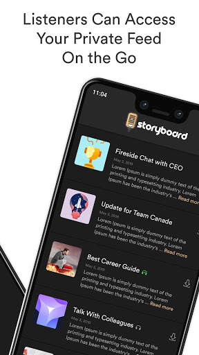 Storyboard - The App for Private Podcasts screenshot 3