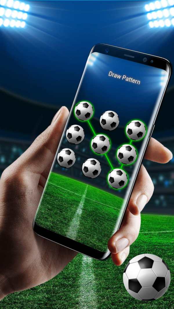Football & shooting lock screen скриншот 4