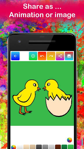 Glitter Bird Coloring Pages Game for kids🐦 screenshot 4