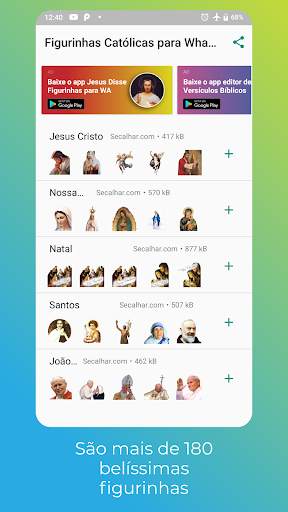 Catholic Stickers for WhatsApp screenshot 2