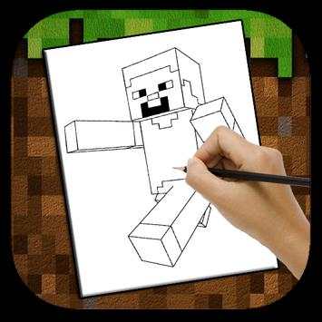 👽 how to draw minecraft screenshot 2