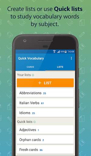 Quick Vocabulary скриншот 1