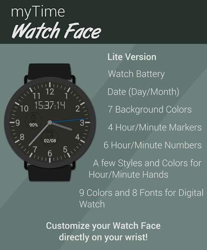 myTime Watch Face Lite screenshot 2