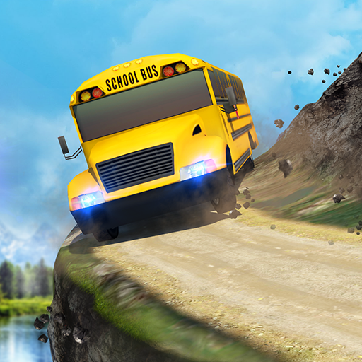 School Bus: Up Hill Driving أيقونة