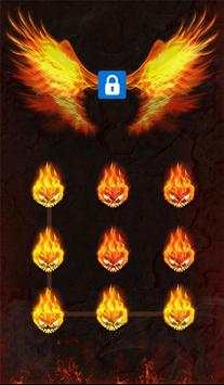 Applock Theme Fire Flame screenshot 3