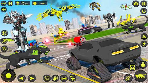 Army Tank Robot Car Games: screenshot 2