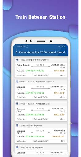 NTES train enquiry, train runn screenshot 5