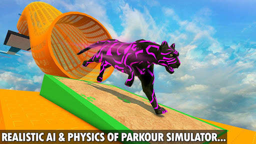 Cougar Sim 3D: Mega Ramp Parkour Run screenshot 5