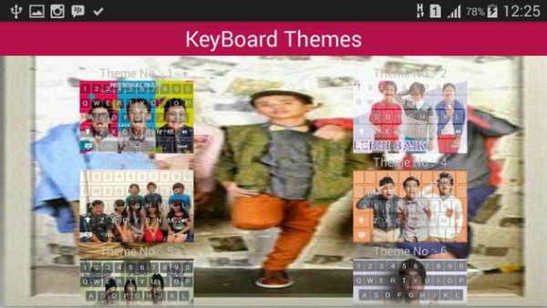 Tema Keyboard CJR screenshot 2