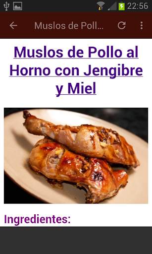 RECETAS  CON POLLO 4 تصوير الشاشة