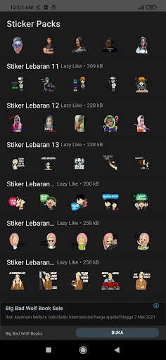 Stiker Lebaran Idul Fitri 2021 untuk WhatsApp screenshot 4