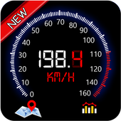GPS Speedometer- Offline Odometer &amp; Speed Tracker icon