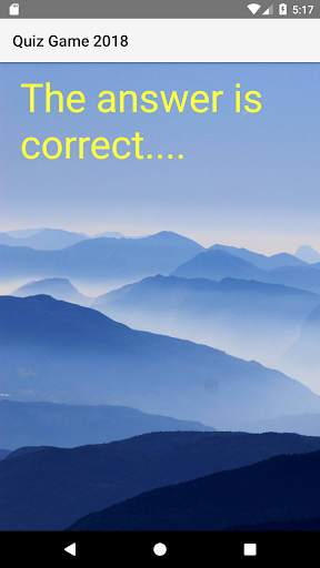 QUIZ GAME 2018 screenshot 2