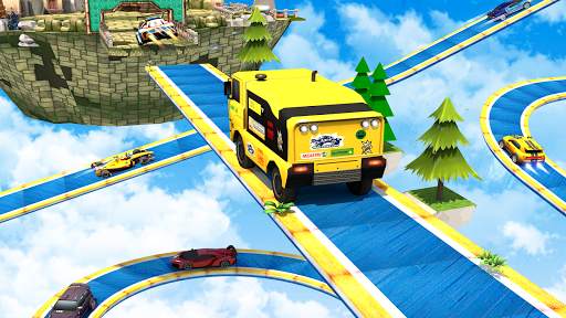 Hill Car Stunts 3D: Crazy Car Racing Simulator 3D screenshot 2