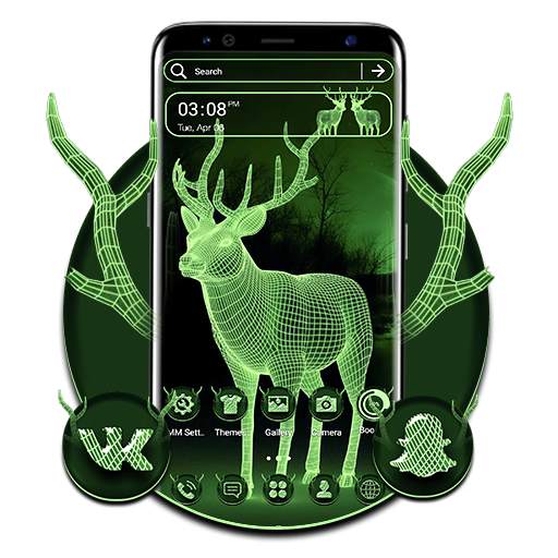 Magical Deer Launcher Theme 1.0