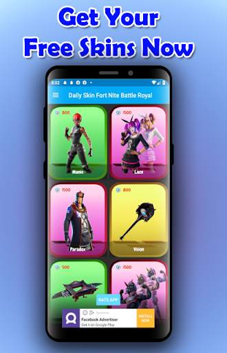 Daily Skin Fort Nite Battle Royal screenshot 2