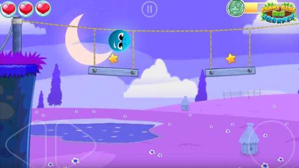 Funny Blue Ball Journey screenshot 4